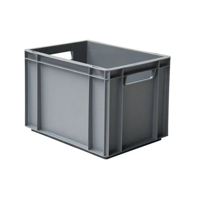 Boîte empilable en plastique Euro – 400x300x275mm – Capacité de 25L – Base renforcée