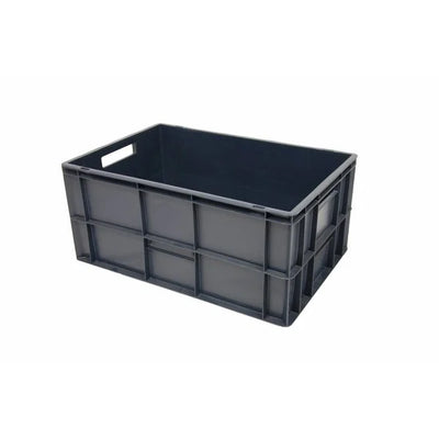 Boîte empilable en plastique Euro – 600x400x290mm – 55L – Fermée
