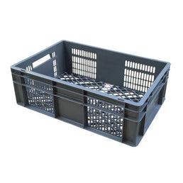 Euro Plastic Stacking Box – 600x400x200mm – 40 Litres – Perforated