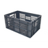 Boîte empilable en plastique Euro – 600x400x290mm – 55L – Perforée