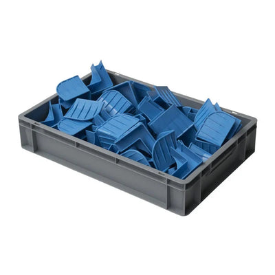 Plateau empilable en plastique Euro – 600x400x120mm – Capacité de 20L