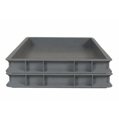 Plateau empilable en plastique Euro – 600x400x58mm – Capacité 9L – Base renforcée