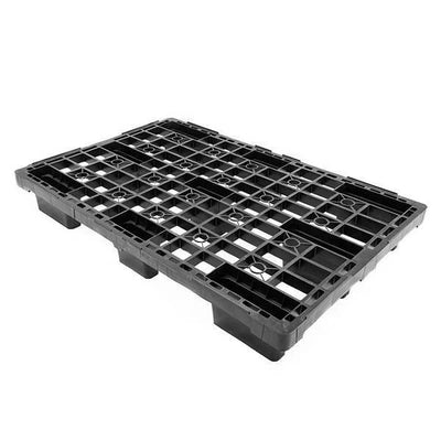 Palette d'exportation en plastique – 1200x800x155mm – Plateforme ouverte, empilable, charge statique de 1500kg