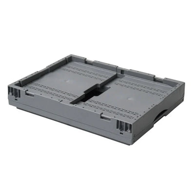 Caisse en plastique pliable avec couvercle – 396x297x214mm – 18L – Côtés et base fermés