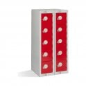 Freestanding Personal Effects Steel Locker with Cam Key Lock