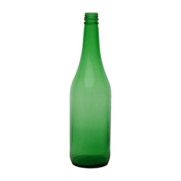 750ml Green Sloping Neck Glass Mineral Water Bottle – Premium Glass Bottle