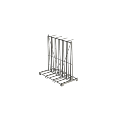 Porte-vitre – 2500x1000x2770mm – Double face, Galvanisé, Capacité de 1500kg avec Protection en Caoutchouc