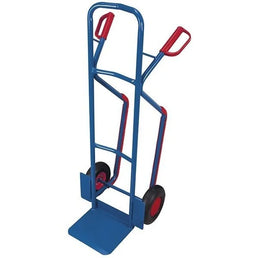 Chariot à main en acier – 550x615x1305mm – Capacité de 250kg, Pneus pneumatiques