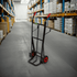 High Back Steel Angle Iron Sack Truck – 300kg Capacity with Leg Rests