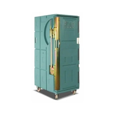 Conteneur à roulettes isotherme – 600x800x1670mm – Capacité 370L – Certifié ATP & HACCP