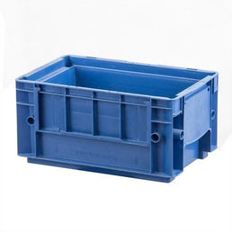 KLT Plastic Stacking Box – 297x198x147.5mm – 8.67 Litres – Reinforced Walls – Closed Base