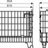 Folding Mesh Container 800 x 600 x 680mm – Stackable Wire Container | 400kg Capacity