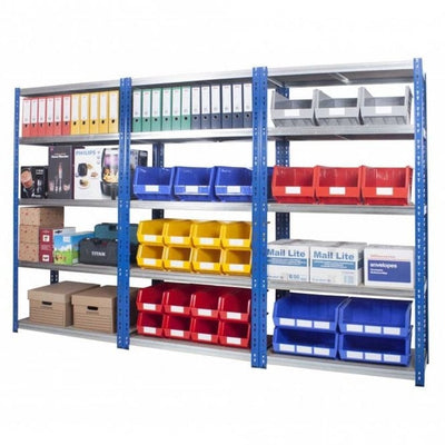 Steel Boltless Shelving Unit with Adjustable Shelf Levels, 2000mm Height
