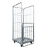 Conteneur à linge en acier – 800x720x1800mm, électro-galvanisé avec porte avant à charnières