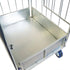 Conteneur à rouleaux de linge – 720x900x1750mm, cadre tubulaire à 4 côtés, capacité de 500kg