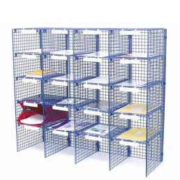 Free-Standing Mailroom Wire Sorting Unit – 20 Compartments – 1219 x 381 x 1067mm
