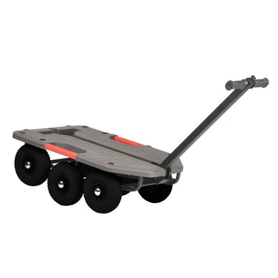 Super Hound Dolly – 985x640mm – 6 Pneus Pneumatiques, Capacité de 250kg, Poignée à 3 Positions