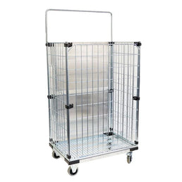 Order Picking Trolley - 900x640x1800mm - Folding Shelves - 450kg Capacity