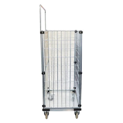 Chariot de prélèvement de commandes - 900x640x1800mm - Étagères pliantes - Capacité de 450kg