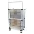 Chariot de prélèvement de commandes - 900x640x1800mm - Étagères pliantes - Capacité de 450kg