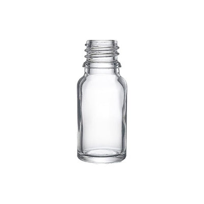 10ml Clear Glass Dropper Bottle – White Flint Bottle for Oils & Serums