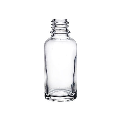 30ml Clear Glass Dropper Bottle – White Flint Bottle for Oils & Serums