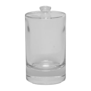 100ml Cylindrical Clear Cosmetic Bottle – White Flint Glass Bottle