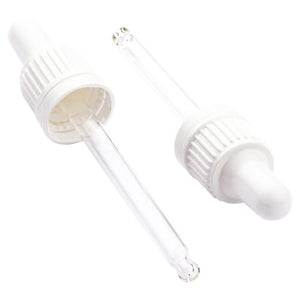 30ml White Pipette Assembly – Dropper for Glass Bottles