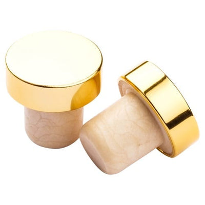 19mm Gold Diffuser Stopper with Aluminium Sheath – 200ml Diffuser Closure
