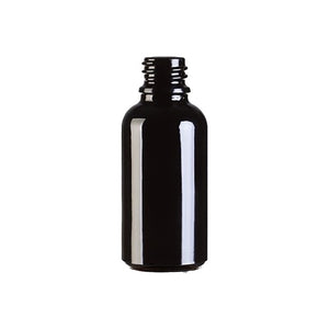 50ml Black Glass Dropper Bottle – UV-Blocking Bottle for Oils & Serums