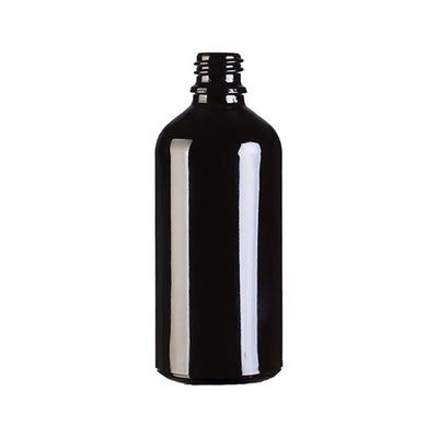 100ml Black Glass Dropper Bottle – UV-Blocking Bottle for Oils & Serums