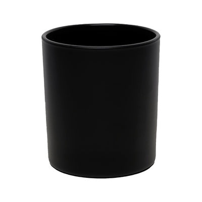 30cl External Sprayed Matte Black Candle Glass Jar – 300ml Luxury Candle Container