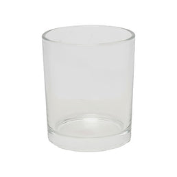 20cl Flat-Based Clear Candle Glass – 200ml White Flint Candle Jar