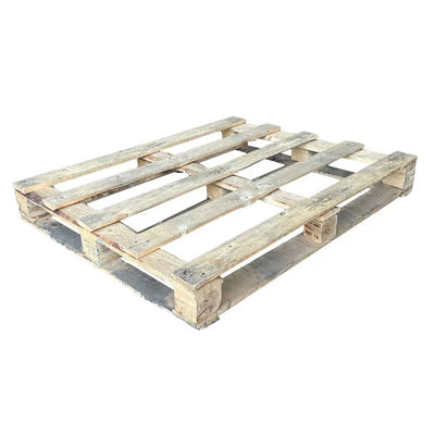 Palette en bois usagée – 1200x1000mm – Base périmétrique – Jusqu'à 800kg