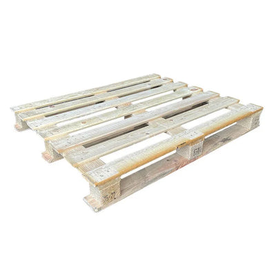 Palette en bois usagée – 1200x1000x140mm – 3 patins – 7 planches – Capacité de 1000kg