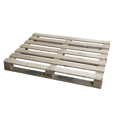Palette en bois à usage unique – 1200x1000x146mm – 7 planches – Capacité de 400kg