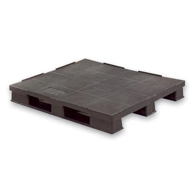 Palette en plastique - 1200x1000x150mm - Plateau fermé avec bord surélevé