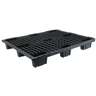 Palette en plastique 1200x1000x153mm Plateforme ouverte emboîtable HDPE Capacité de charge 1000kg