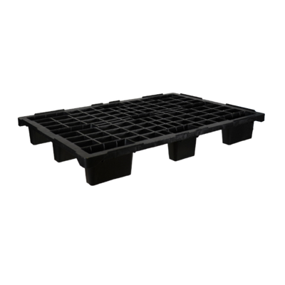 Palette d'exportation en plastique – 1200x800x150mm – Plateforme ouverte, empilable, capacité de charge de 1000kg