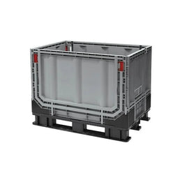 Plastic Pallet Box – 1211x811x902mm – 590L – Foldable with Lid
