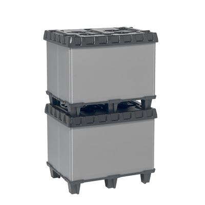 Boîte Palette Pliable – 820x620x635mm – 201L – Résistante avec Murs Épais