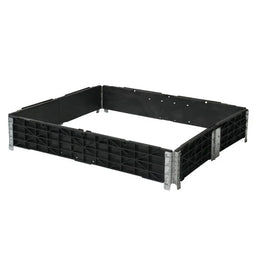 Plastic Pallet Collar – 1200x1000x200mm – 6 Hinges – Foldable & Stackable – Heavy-Duty PE Plastic