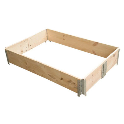 Collier de Palette en Bois – 1200x800mm – Neuf – 6 Charnières – Pliable & Gain de Place – Traité Thermiquement ISPM-15