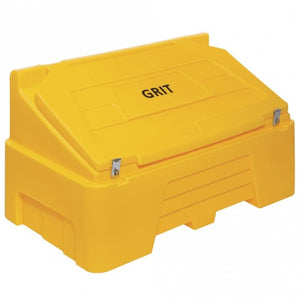 400 Litre Plastic Grit Bin with Lock – Heavy Duty Salt & Grit Storage Bin
