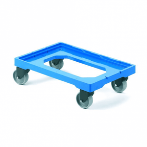 Plastic Open Dolly for 600 x 400mm Euro Containers – 250kg Capacity