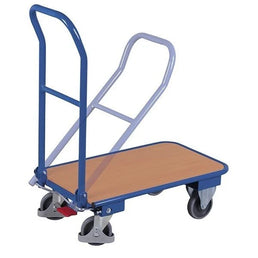 Chariot de plateforme – 995x600x980mm – Poignée de poussée pliable – Capacité de 250kg