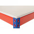 Heavy Duty Rivet Workbench with Melamine Top and Full Storage Shelf