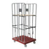 Conteneur à roulettes double face – 810x680x1680mm, galvanisé à chaud avec sangles, capacité de 500kg