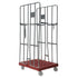 Conteneur à roulettes double face – 810x680x1680mm, galvanisé à chaud avec sangles, capacité de 500kg