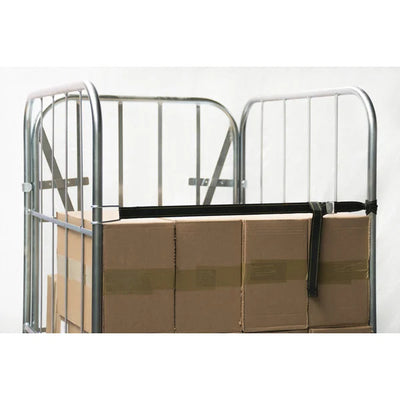 Conteneur à roulettes à 2 faces – 810x720x1620mm, Galvanisé avec base en plastique, Capacité de 500kg